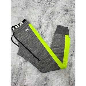 VS PINK joggers neon stripe with foil